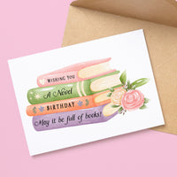 A Novel Birthday Card