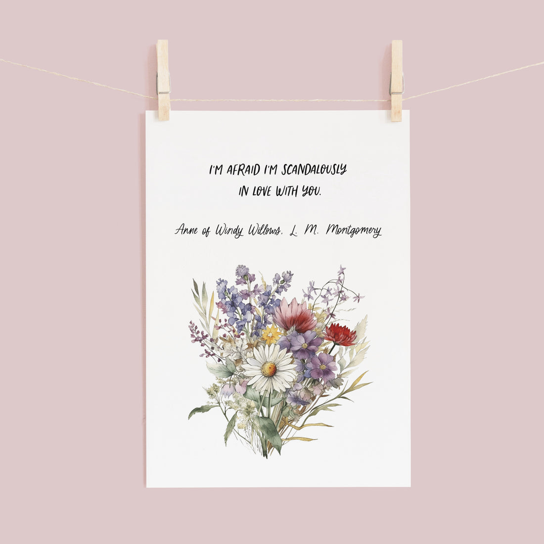 The Wonderful Words of Anne Shirley Postcards