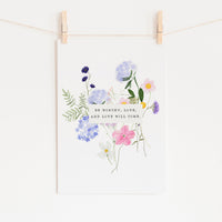 Little Women - 'Be Worthy Love' Literary Print