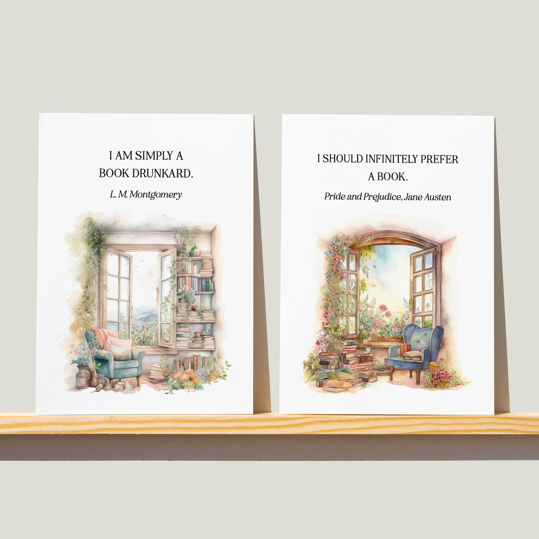 Book Lovers Postcards