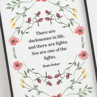Dracula - 'You Are One Of The Lights' Literary Print
