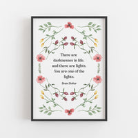 Dracula - 'You Are One Of The Lights' Literary Print