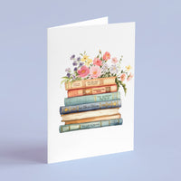 F. Scott Fitzgerald Book Stack Card