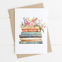 F. Scott Fitzgerald Book Stack Card