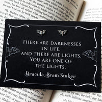 Dracula - 'You Are One Of The Lights' Bat Stud Earrings
