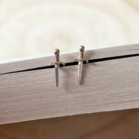 Macbeth - 'Is This A Dagger' Mini Dagger Stud Earrings