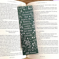 Little Women - 'Hearts Like Flowers' Bookmark