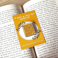 A Room Of One's Own Wooden Pin