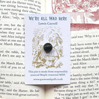 Alice's Adventures In Wonderland Wooden Pin