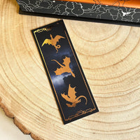 Flying Dragons Foil Bookmark