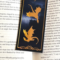 Flying Dragons Foil Bookmark