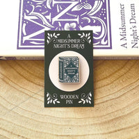 A Midsummer Night's Dream Wooden Pin