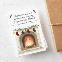 A Visit From St. Nicholas Christmas Card