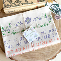 Anne of Green Gables Quotes Tea Towel