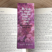 Wuthering Heights - 'Haunt Me Then' Bookmark