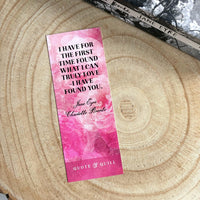 Jane Eyre - 'Every Atom Of Your Flesh' Bookmark