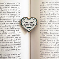Fantasy Book Club Wooden Pin