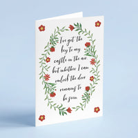 Little Women - 'The Key To My Castle' Literary Quote Card