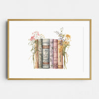 L. M. Montgomery Book Stack Print