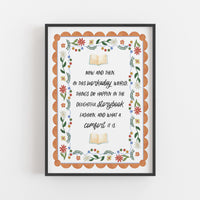 Little Women - 'This Workaday World' Literary Print