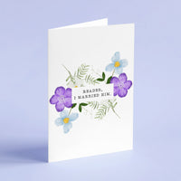 Jane Eyre - 'Reader, I Married Him' Literary Quote Card