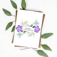 Jane Eyre - 'Reader, I Married Him' Literary Quote Card