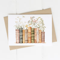 Shakespeare Book Stack Card