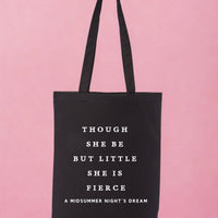 She Is Fierce Recycled Cotton Tote Bag
