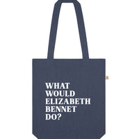 What Would Elizabeth Bennet Do? Recycled Tote Bag