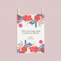 Jane Austen Floral Postcards