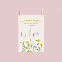 Little Women - 'Hearts, Like Flowers' Postcard