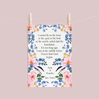 Jane Austen Floral Postcards
