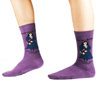 Louisa May Alcott Literary Socks