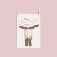 Anne of Green Gables - 'All Things Great' Postcard
