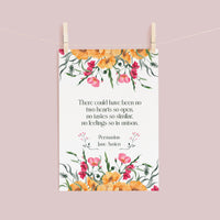 Jane Austen Floral Postcards