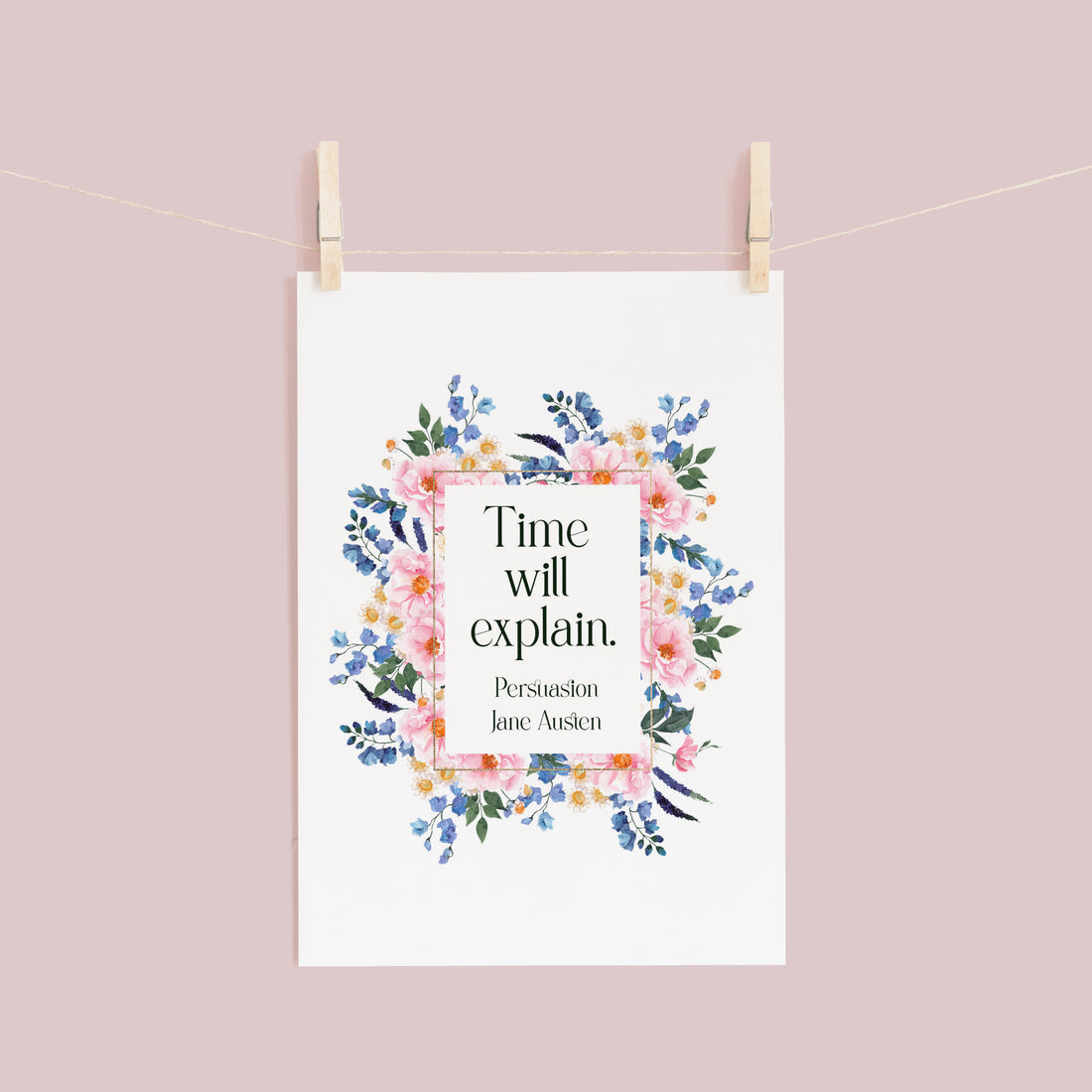 Jane Austen Floral Postcards