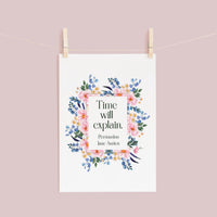 Jane Austen Floral Postcards
