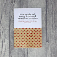 Alice's Adventures in Wonderland A5 Notebooks