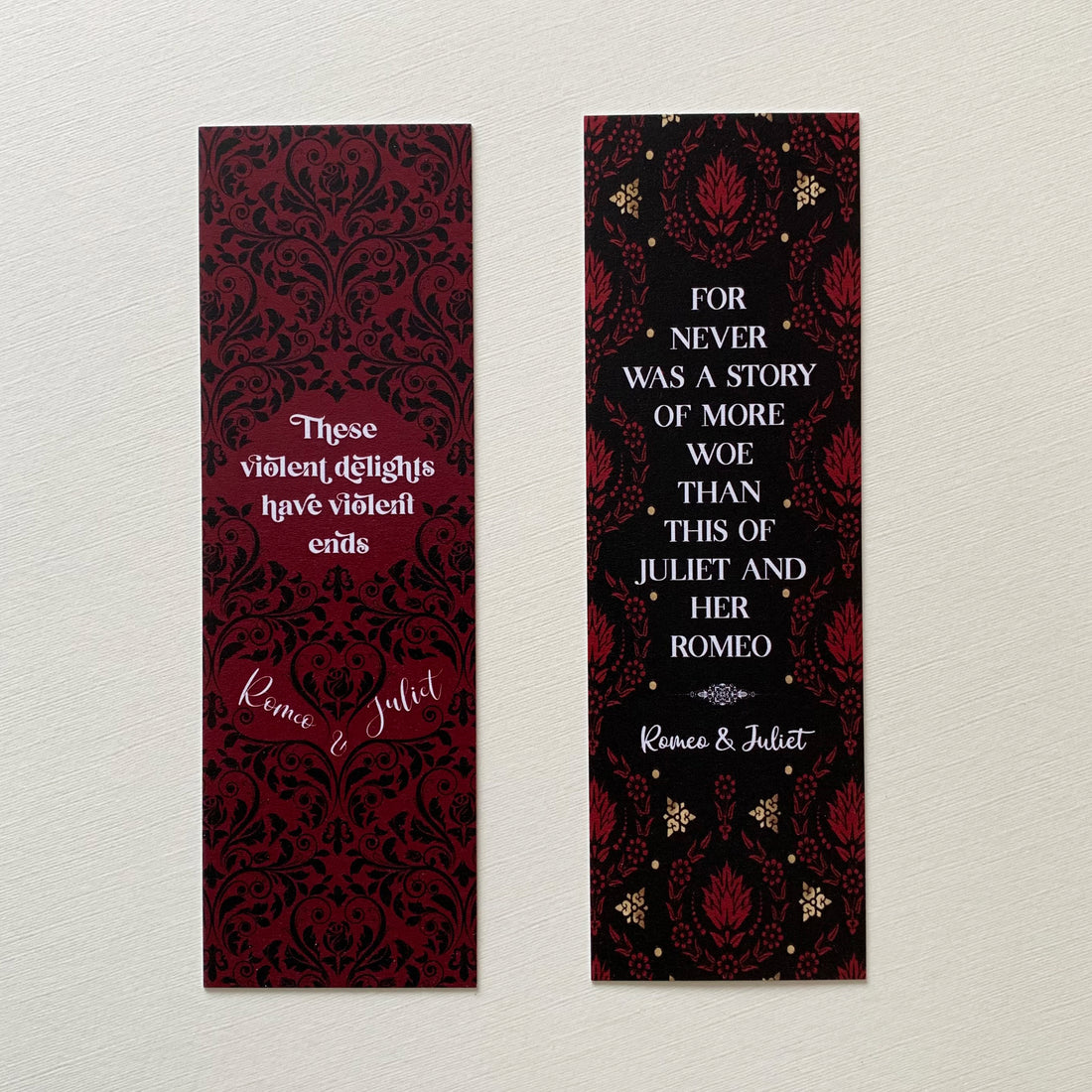 Romeo and Juliet Bookmarks