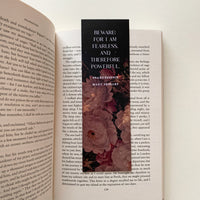Frankenstein - 'I Am Fearless And Therefore Powerful' Bookmark