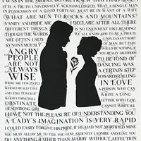 Pride and Prejudice Quotes Tea Towel