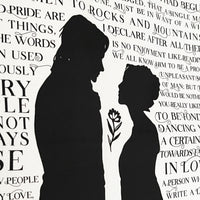 Pride and Prejudice Quotes Tea Towel