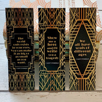 F. Scott Fitzgerald Bookmark Set