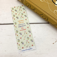 Pride and Prejudice - 'There Is No Enjoyment Like Reading' Bookmark