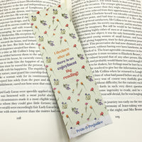 Pride and Prejudice - 'There Is No Enjoyment Like Reading' Bookmark