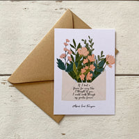 Alfred, Lord Tennyson - 'If I Had A Flower' Postcard