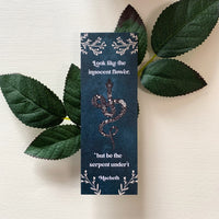 Macbeth - Look Like The Innocent Flower Bookmark