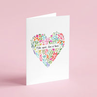 Miles Apart, Close At Heart Card