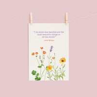 Little Women - 'Families Are The Most Beautiful Things' Postcard