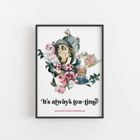 Alice's Adventures In Wonderland - 'Always Tea-Time' Print